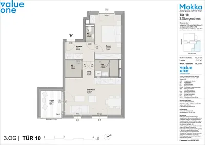2-Zimmer-Wohnung kaufen in Wien – 50,31 m², € 399.000 – Bild 19 von 19