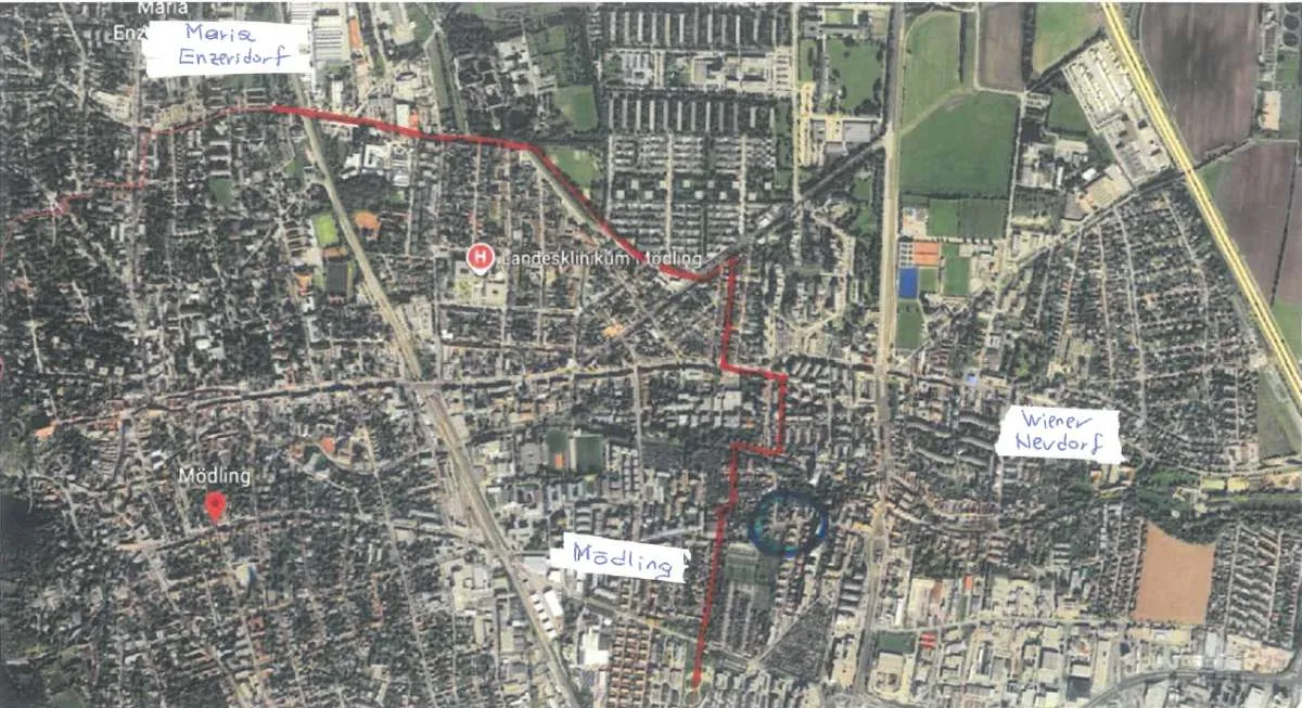 Liegenschaft | Mödling/ Wiener Neudorf |zentrumsnah |Infrastruktur| groß | 4.400 m² Grundfläche | PROVISIONSFREI - Ansicht 2