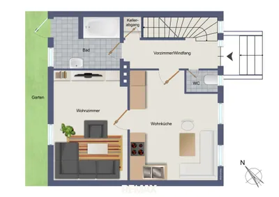 3-Zimmer-Haus kaufen in Graz-Umgebung – 74 m², € 119.000 – Bild 2 von 18