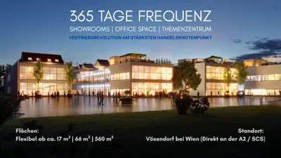 Gewerbeimmobilie mieten in Mödling – 35 m², € 2.265