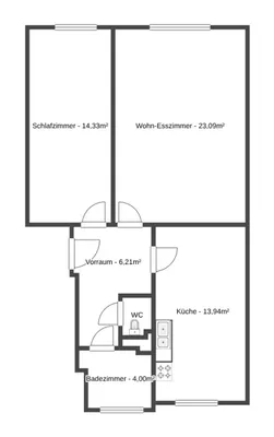 2-Zimmer-Wohnung kaufen in Wien – 62,66 m², € 185.000 – Bild 8 von 8