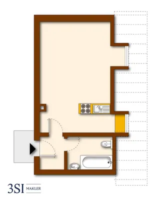 1-Zimmer-Wohnung kaufen in Salzburg Stadt – 35,31 m², € 169.000 – Bild 5 von 5