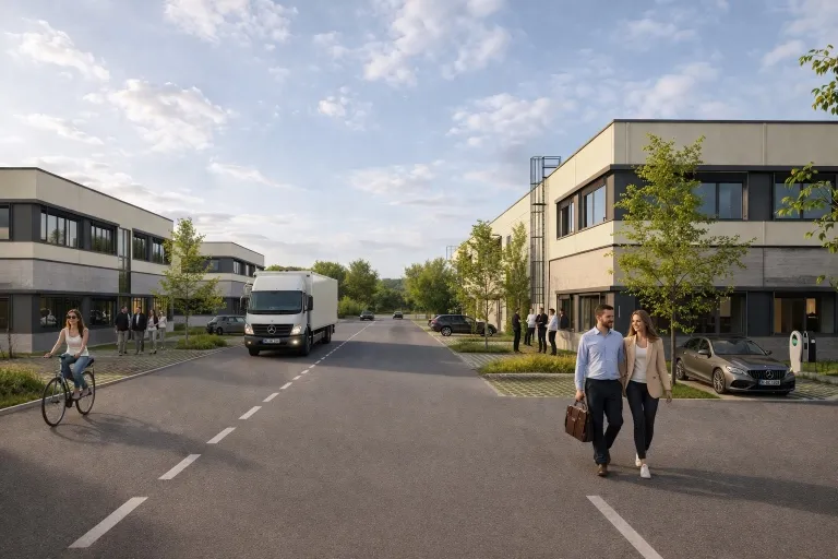 Gewerbe, Lager & Produktionsflächen im CTPark Baden 900 m² - 4.900 m² - Ansicht 2