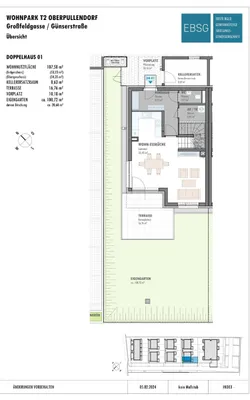 4-Zimmer-Haus mieten in Oberpullendorf – 107,5 m², € 1.133 – Bild 4 von 7