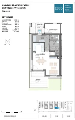 4-Zimmer-Haus mieten in Oberpullendorf – 107,5 m², € 1.133 – Bild 2 von 7