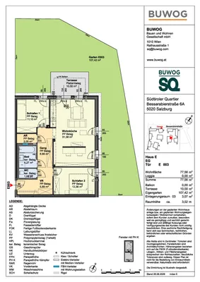 3-Zimmer-Wohnung kaufen in Salzburg Stadt – 77,62 m², € 712.000 – Bild 2 von 7