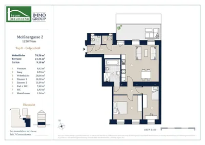 3-Zimmer-Wohnung kaufen in Wien – 78,08 m², € 469.000 – Bild 27 von 27