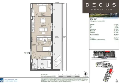 3-Zimmer-Wohnung mieten in Sankt Pölten – 69,23 m², € 1.299 – Bild 9 von 9
