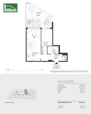 2-Zimmer-Wohnung kaufen in Wien – 56,28 m², € 329.000 – Bild 20 von 20