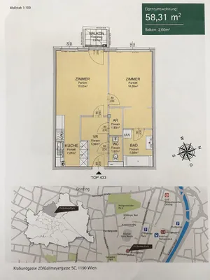 Wohnung mieten in Wien – 53 m², € 1.549 – Bild 9 von 9