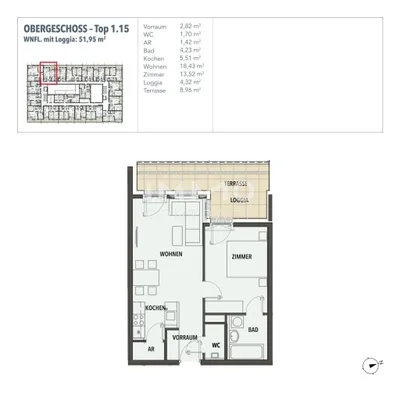 2-Zimmer-Wohnung kaufen in Wien – 47,63 m², € 274.955 – Bild 12 von 12