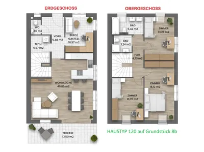5-Zimmer-Haus kaufen in Mödling – 119,89 m², € 450.000 – Bild 2 von 12