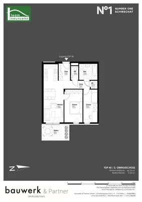 Immobilie kaufen in Bruck an der Leitha – 65,76 m², € 337.700 – Bild 15 von 15