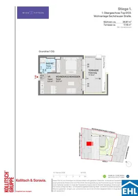1-Zimmer-Wohnung kaufen in Wien – 34,26 m², € 299.000 – Bild 9 von 9