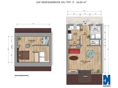 2-Zimmer-Wohnung mieten in Deutschlandsberg – 50 m², € 530 – Bild 3 von 3