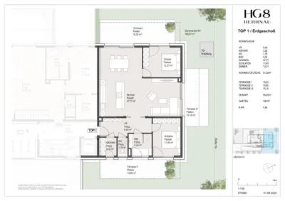 3-Zimmer-Wohnung kaufen in Salzburg Stadt – 91,44 m², € 1.340.000 – Bild 5 von 8