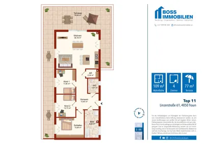 4-Zimmer-Wohnung kaufen in Linz Land – 112,11 m², € 585.000 – Bild 21 von 21