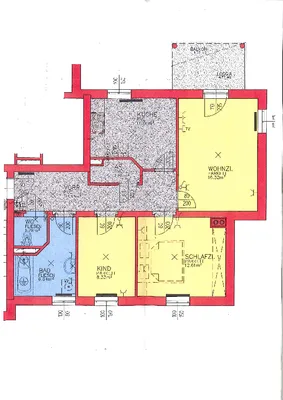3-Zimmer-Wohnung mieten in Urfahr-Umgebung – 72,66 m², € 661 – Bild 3 von 3