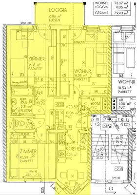 3-Zimmer-Wohnung mieten in Freistadt – 79,43 m², € 862 – Bild 2 von 5