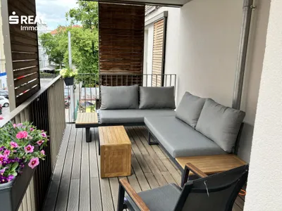 Wohnen mit außergewöhnlich großer Westterrasse