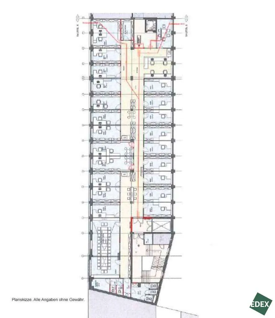 Moderne Bürofläche mit flexiblen Gestaltungsmöglichkeiten in zentraler Lage - 1030 Wien - Ansicht 3