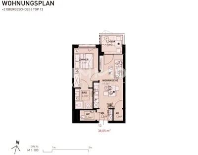 2-Zimmer-Wohnung kaufen in Wien – 38,05 m², € 263.500 – Bild 8 von 8