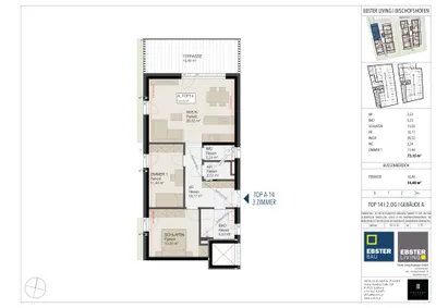 3-Zimmer-Wohnung kaufen in Sankt Johann im Pongau – 73,15 m², € 411.000 – Bild 21 von 22