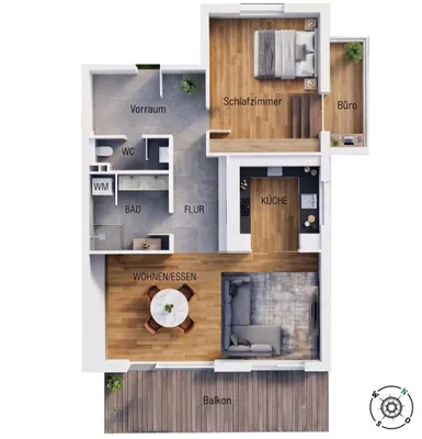 2-Zimmer-Wohnung kaufen in Graz – 66,6 m², € 299.000 – Bild 15 von 15