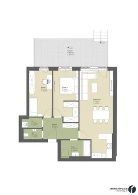 3-Zimmer-Wohnung kaufen in Tulln – 74,34 m², € 449.000 – Bild 28 von 31