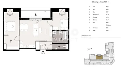 3-Zimmer-Wohnung kaufen in Wien – 71,92 m², € 537.800 – Bild 7 von 7