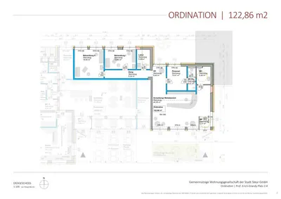 5-Zimmer-Gewerbeimmobilie mieten in Steyr – 122 m², € 1.480 – Bild 3 von 4