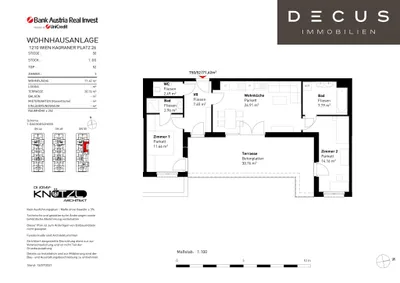 3-Zimmer-Wohnung mieten in Wien – 71,62 m², € 1.399 – Bild 17 von 17