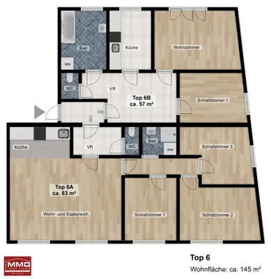 7-Zimmer-Wohnung kaufen in Bruck an der Leitha – 145 m², € 350.000 – Bild 22 von 26