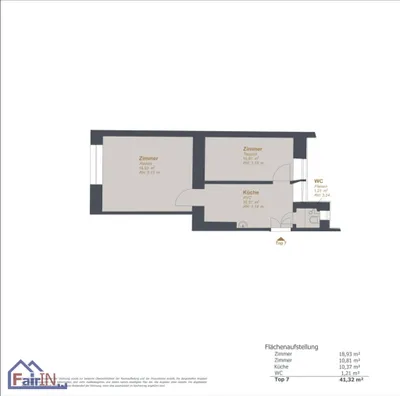 2-Zimmer-Wohnung kaufen in Wien – 41,32 m², € 157.000 – Bild 11 von 11