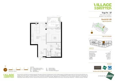 2-Zimmer-Wohnung kaufen in Wien – 52,43 m², € 394.000 – Bild 7 von 7