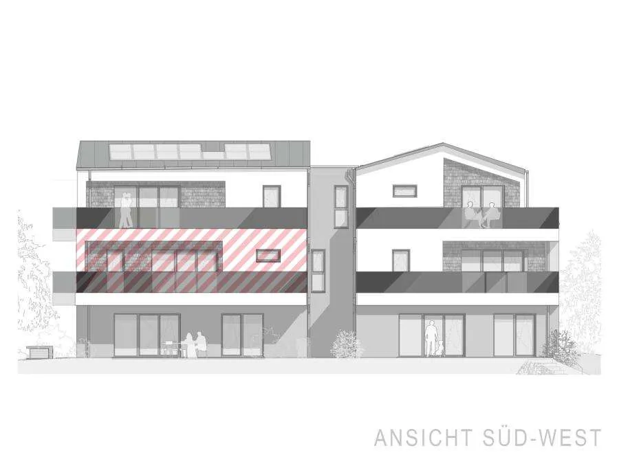 Sportplatzstraße W4: 2-Zimmer Wohnung mit Balkon in sonniger Wohnlage - Ansicht 3
