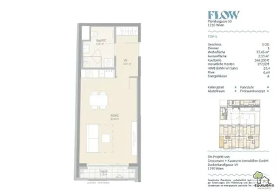 Wohnung kaufen in Wien – 37,45 m², € 266.200 – Bild 16 von 16