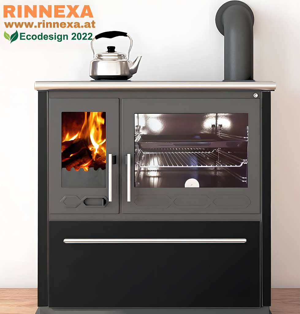 NEU & OVP Holzherd Plamen 850, schwarz rechte Version - 8 kW. Kostenloser Lieferung!