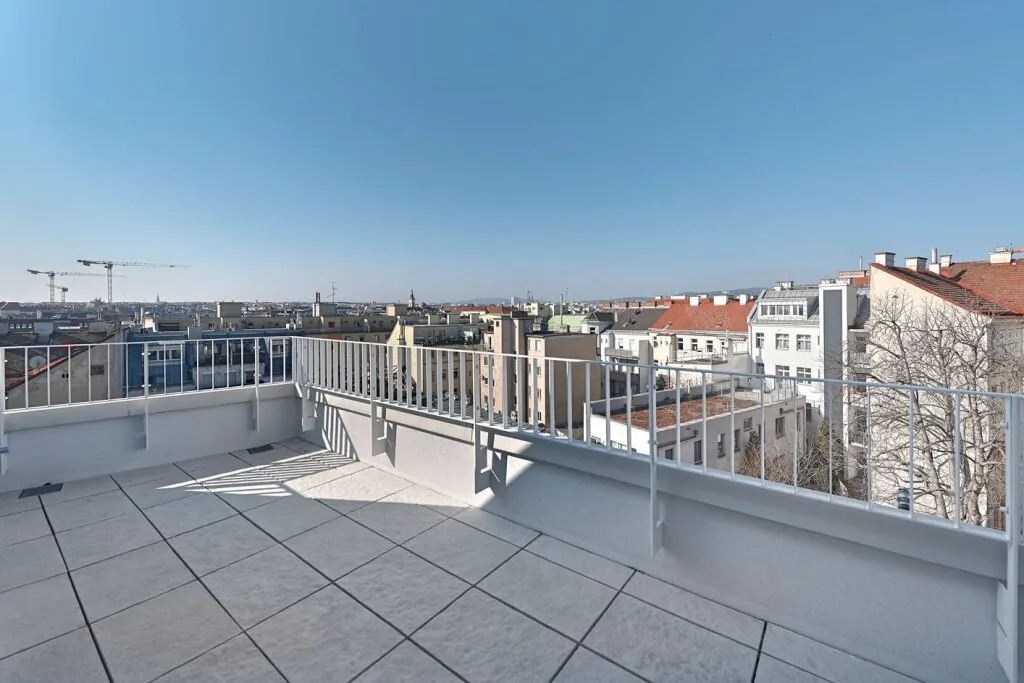 THE TEMPTATION - Dachgeschoss-Maisonette mit 2 Terrassen + Balkon | 23 m² Freifläche, 3 Zimmer – pohled 2