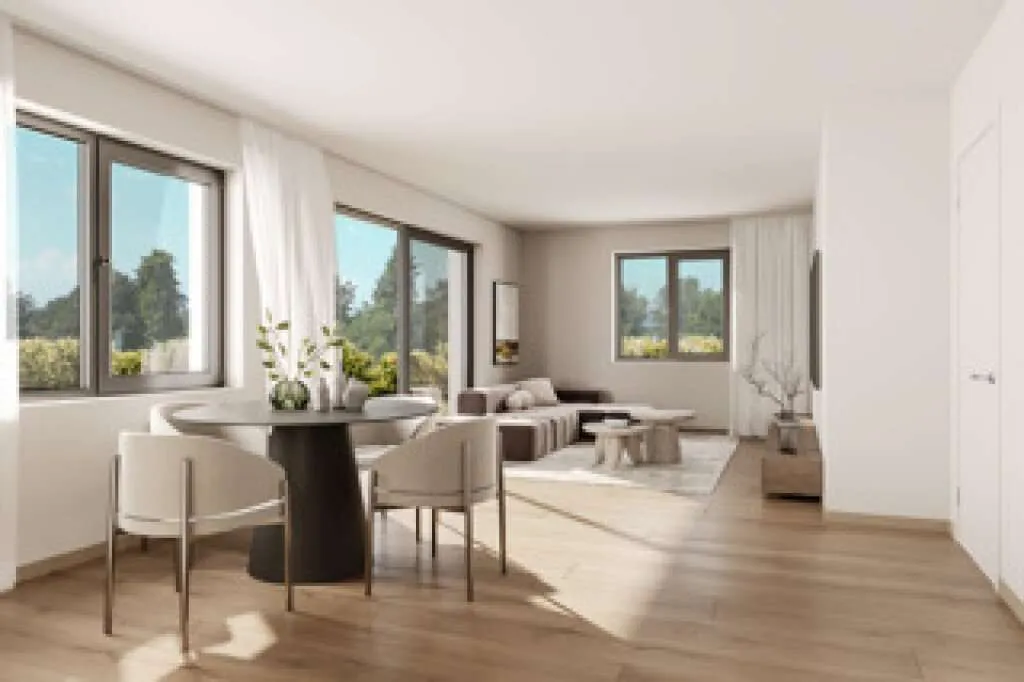 Blick auf den Irrsee! Ordentliche 3 Zimmer Wohnung mit großem Garten und Südbalkon - Ansicht 2