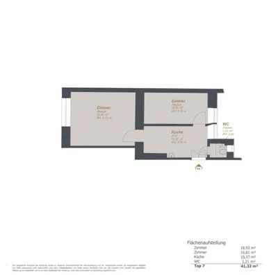 2-Zimmer-Wohnung kaufen in Wien – 40,52 m², € 152.000 – Bild 10 von 10
