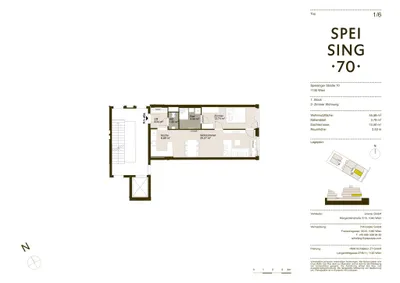 2-Zimmer-Wohnung kaufen in Wien – 55,52 m², € 398.000 – Bild 11 von 12