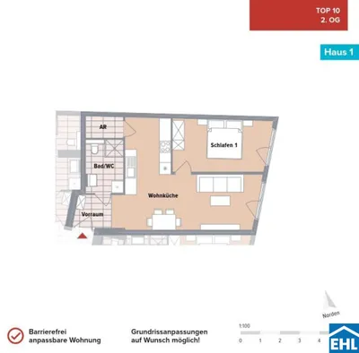 2-Zimmer-Wohnung kaufen in Wien – 49,82 m², € 303.000 – Bild 8 von 8
