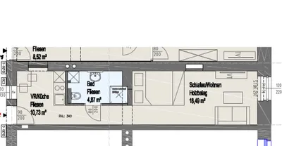 1-Zimmer-Wohnung mieten in Graz – 34,09 m², € 439 – Bild 4 von 4