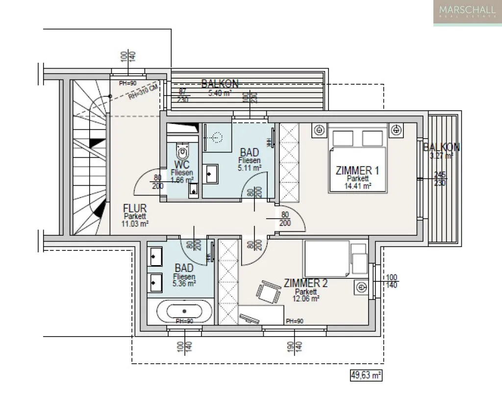PROVISIONSFREI! Charmante Doppelhaushälfte - Modernes Wohnen mit Garten und Terrassen! - Ansicht 3