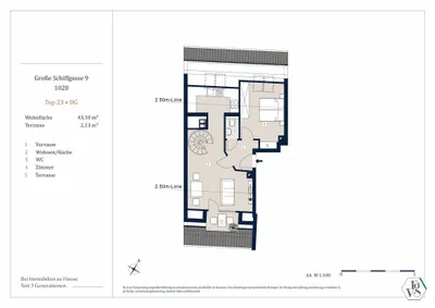 3-Zimmer-Wohnung kaufen in Wien – 59,08 m², € 569.000 – Bild 17 von 18