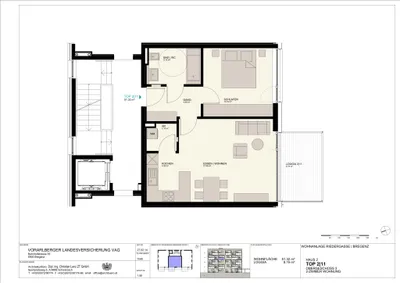 2-Zimmer-Wohnung mieten in Bregenz – 51,32 m², € 1.176 – Bild 11 von 11