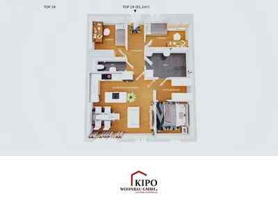 4-Zimmer-Wohnung kaufen in Deutschlandsberg – 81 m², € 336.980 – Bild 4 von 5