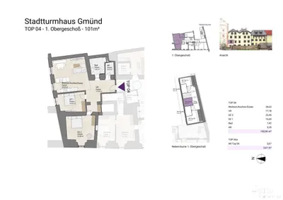 3-Zimmer-Wohnung kaufen in Spittal an der Drau – 100,96 m², € 469.000 – Bild 4 von 6