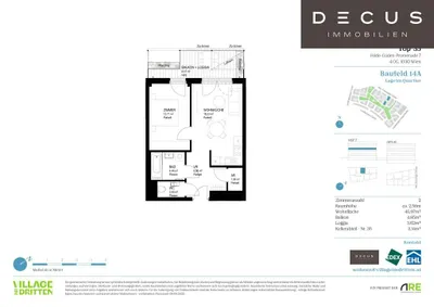 2-Zimmer-Wohnung kaufen in Wien – 45,89 m², € 359.100 – Bild 11 von 11